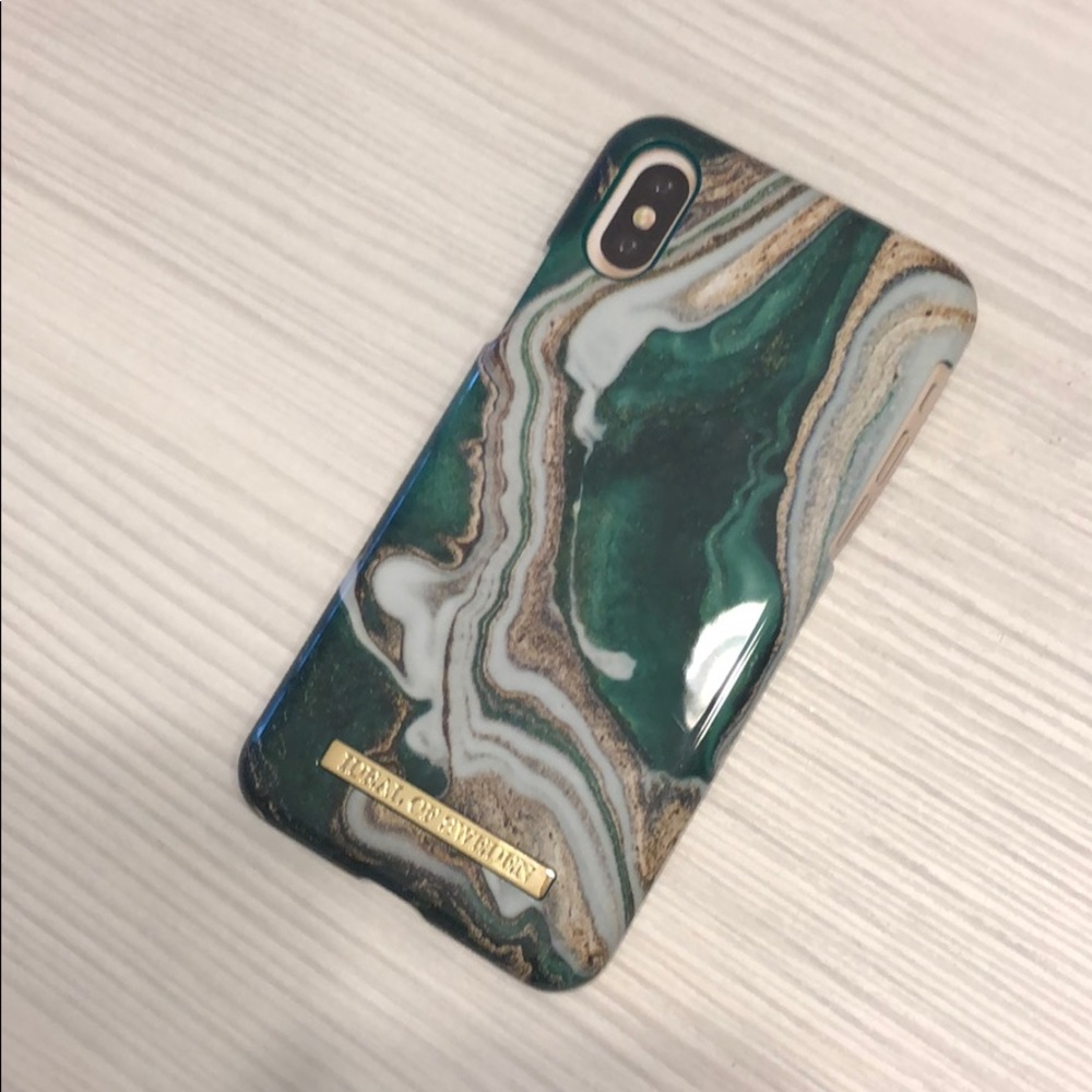 Golden Jade marble iPhone X/XS case